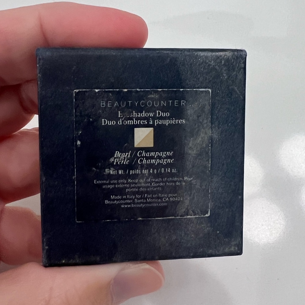 Beautycounter Eyeshadow Duo Pearl/Champagne